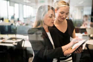 Women working together